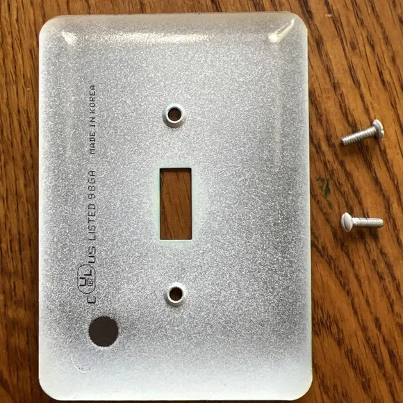 Metal Single Light Switch Cover Wall Plate Peacock Feathers 3.5"x5" - Picture 4 of 4